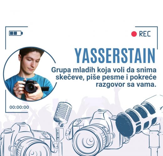 Milan Inić, Yasserstain: Mladi da znaju kako da koriste medije, a ne da mediji koriste njih